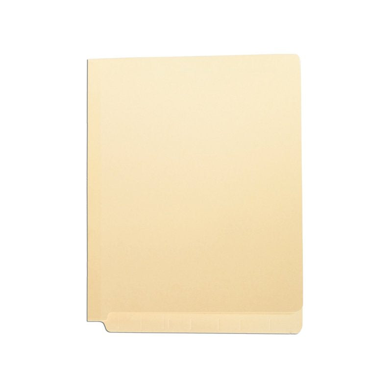 Reinforced End Tab File Folders 0.75 Inch Expansion Manila Letter Size 250/Box