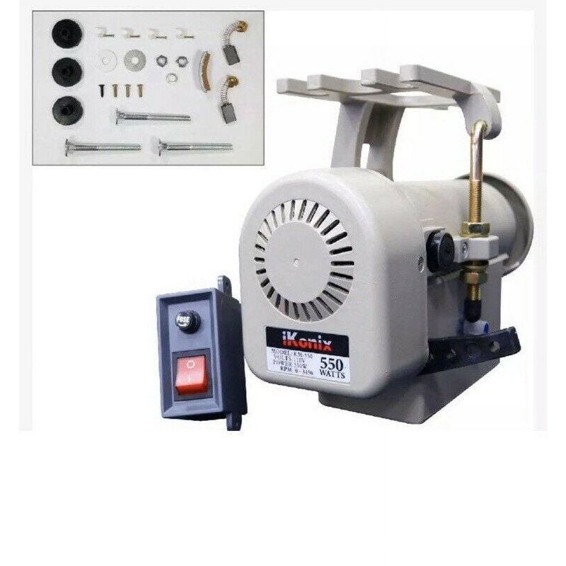 Industrial Sewing Machine with Servo Motor & Table - DIY Setup
