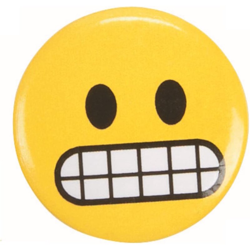 Emoji Button Pins - Party Favors, 48 Pieces, Metal, 1 Inch