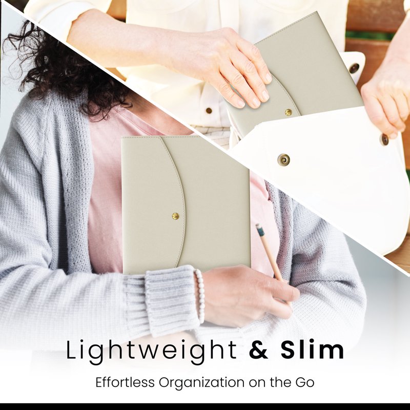Slim Vegan Leather Organizer Cover for Rocketbook A5 Journals and Planners