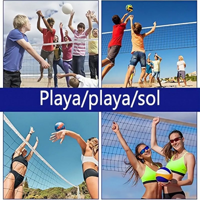 Indoor & Outdoor Volleyball Net 32ft x 3ft Heavy Duty PVC Sports Net