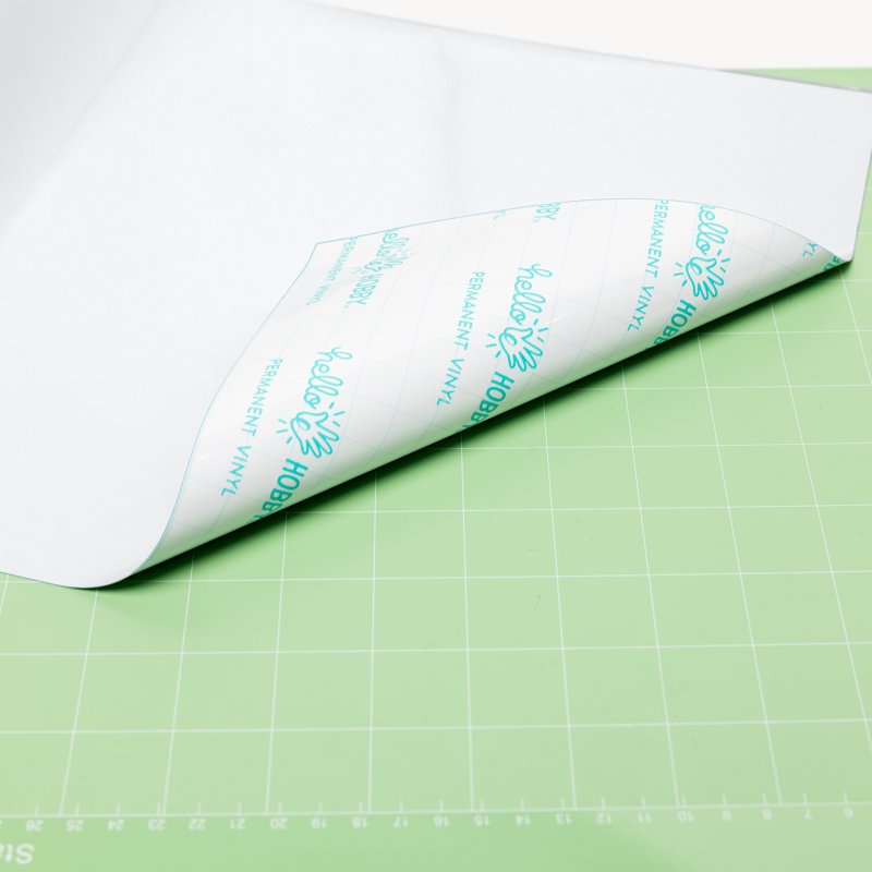 White Permanent Craft Vinyl Roll 12 x 25 Feet for DIY Projects
