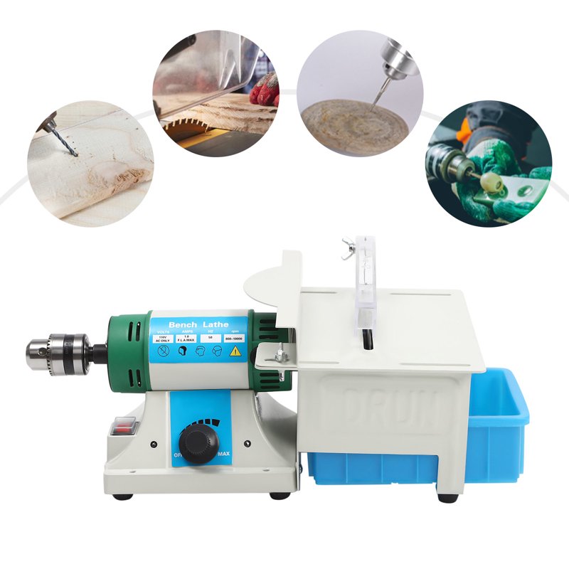 Jewelry & Gemstone Grinder Polisher Machine 750W Bench Sander with Accessories