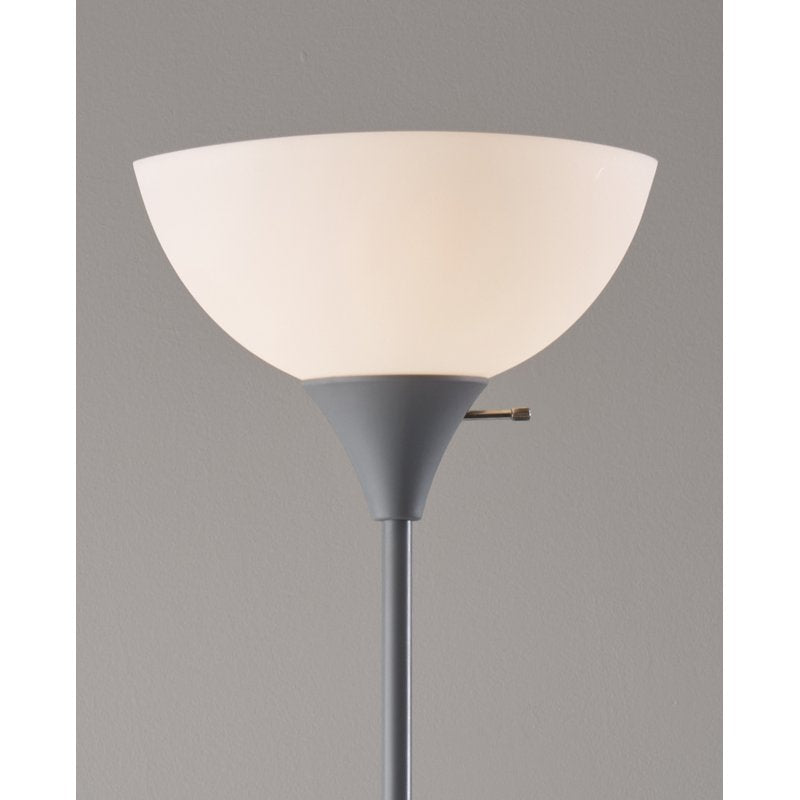 72-Inch Combo Floor Lamp with Adjustable Reading Light - Multiple Finishes