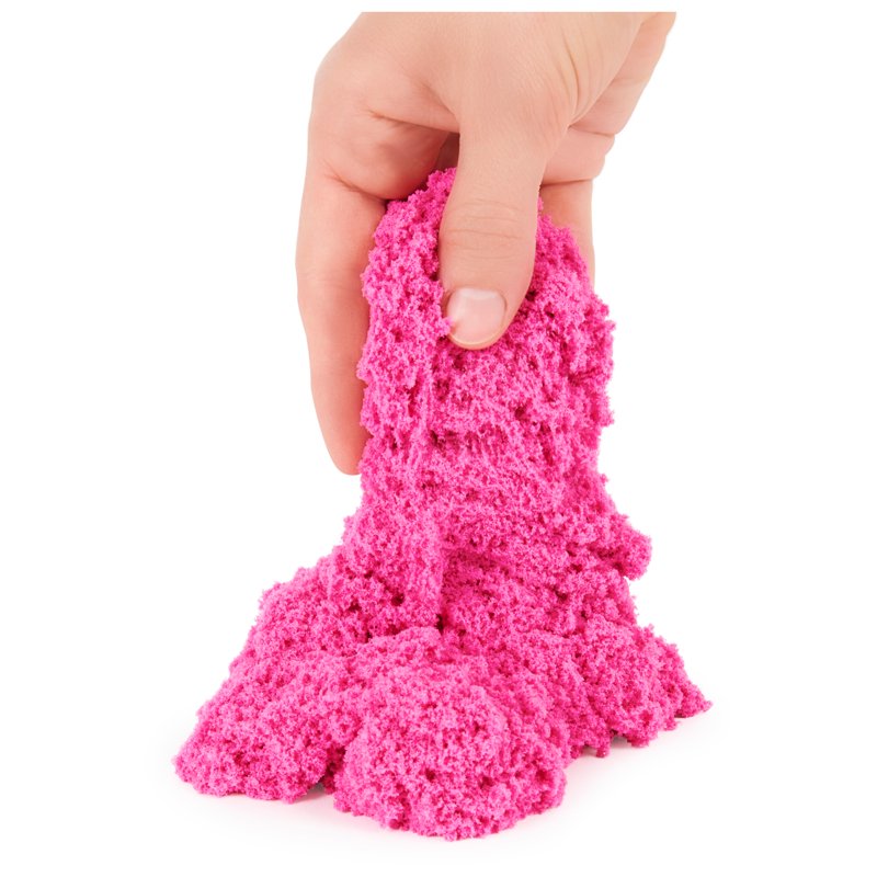 Kids Scented Pink Ice Cream Kinetic Sand Tub with Scoop & Mold - 4oz