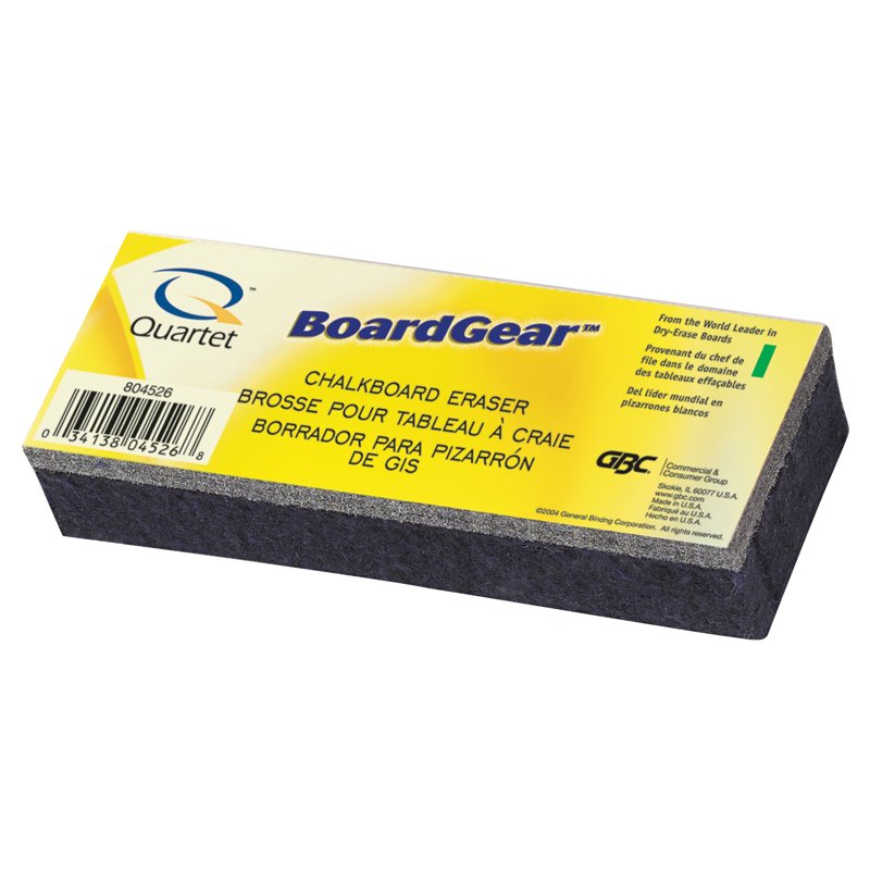 Quartet Little Giant Chalkboard Eraser - Dense Felt Cleaning Tool