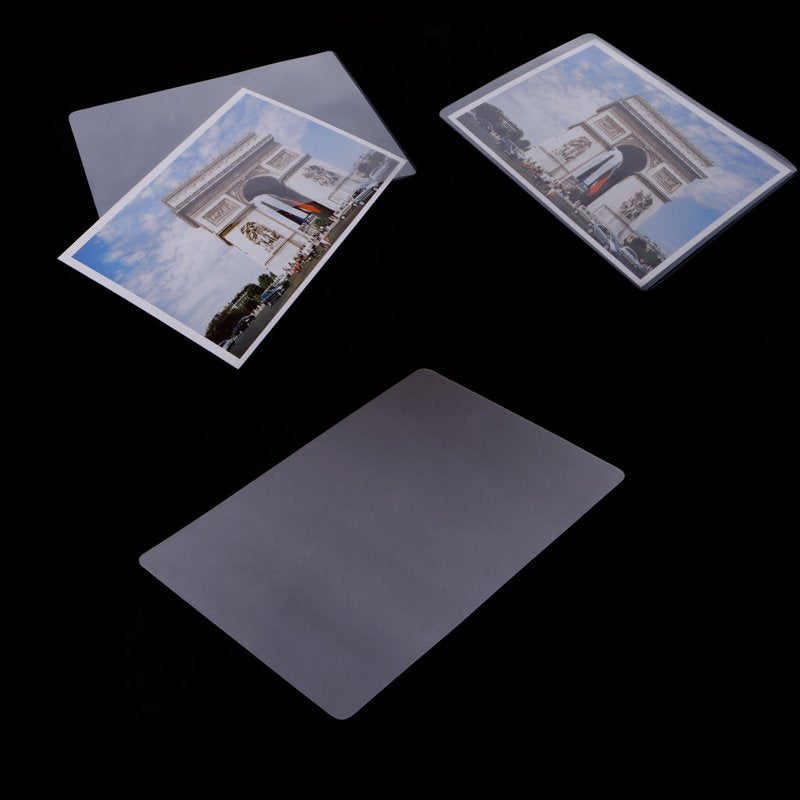 100 Pcs 4x6 Inch Laminate Film Pouches Glossy Protect Photo Paper