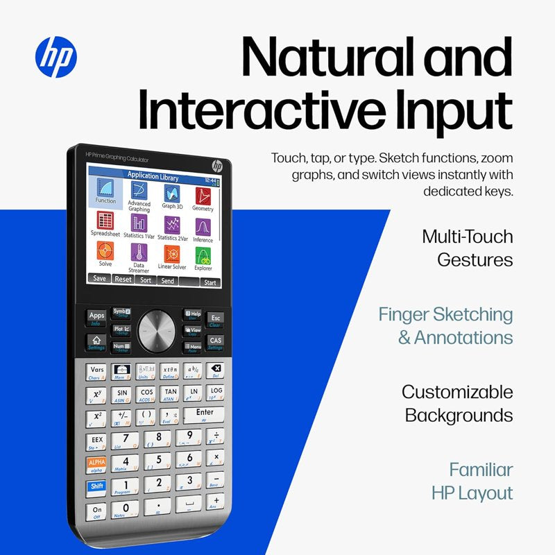 Scientific Graphing Calculator with Multi-Touch Color Display, CAS, SAT & Exam Approved