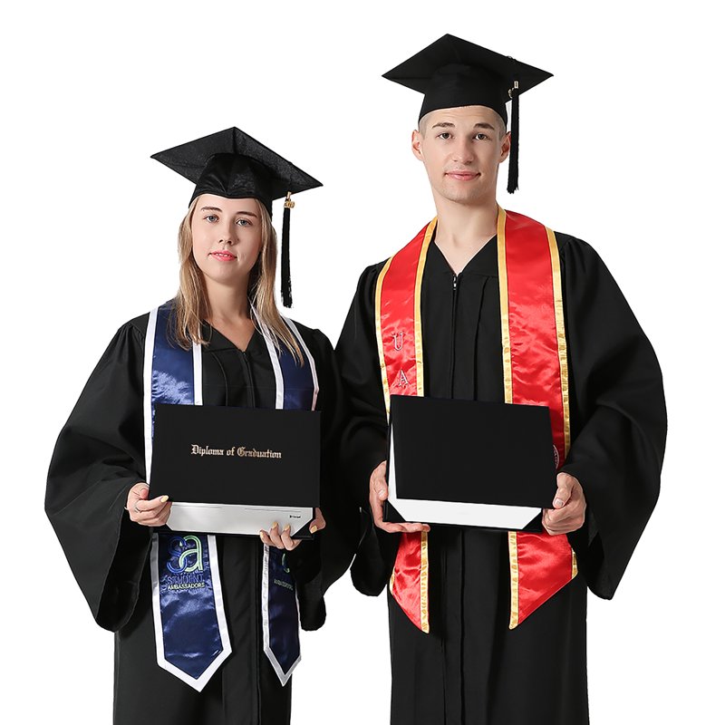 Graduation Diploma Cover 8.5x11 Inches Leatherette Certificate Holder