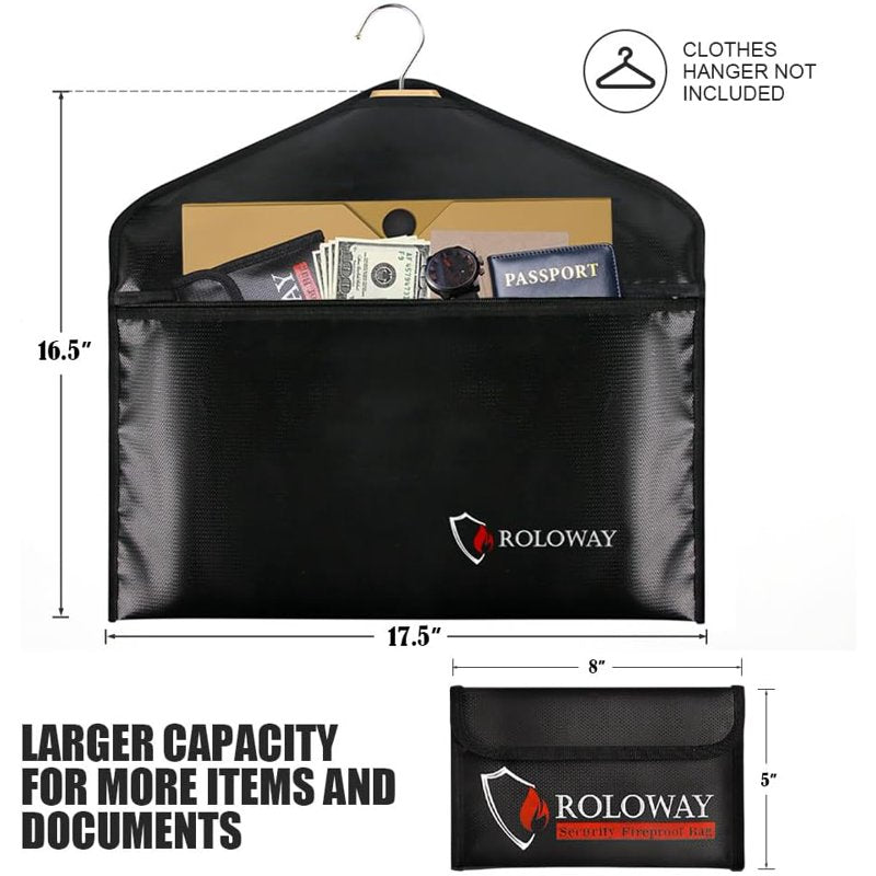 Fireproof Hidden Safe Hanger for Cash & Valuables – Discreet Closet Concealment