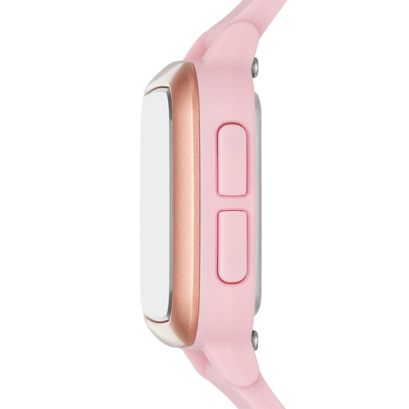 Skechers Women's Holmby Digital Blush Silicone Watch - 34mm Sporty Digital Timepiece