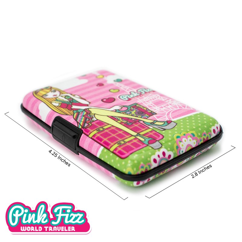 RFID Blocking Wallet for Women - Aluminum Card Holder with 6 Slots