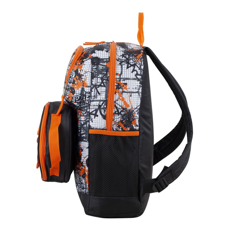 Unisex 4-Piece Backpack Set with Lunch Box Shoe Pouch & Storage Case