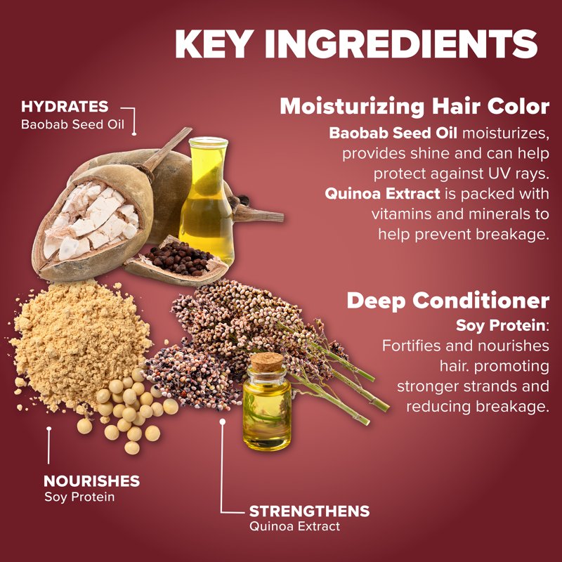 Semi-Permanent Hair Dye Kit for Dark Hair - Multiple Shades, Vegan & Cruelty-Free