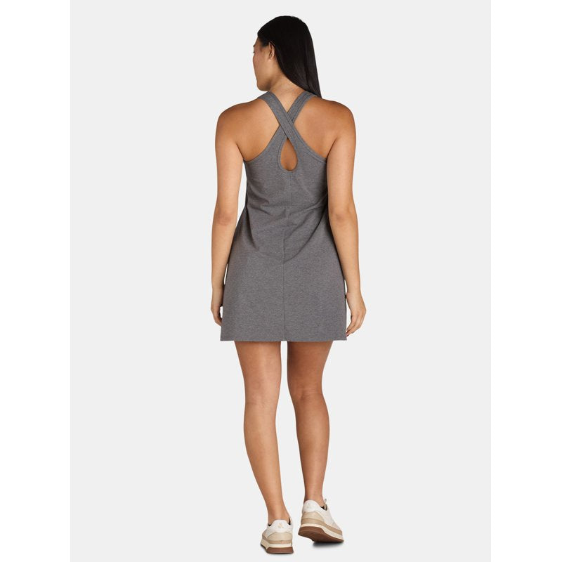 Women’s Dri-More Sleeveless Tank Dress with Moisture-Wicking Finish - Athletic & Casual Style