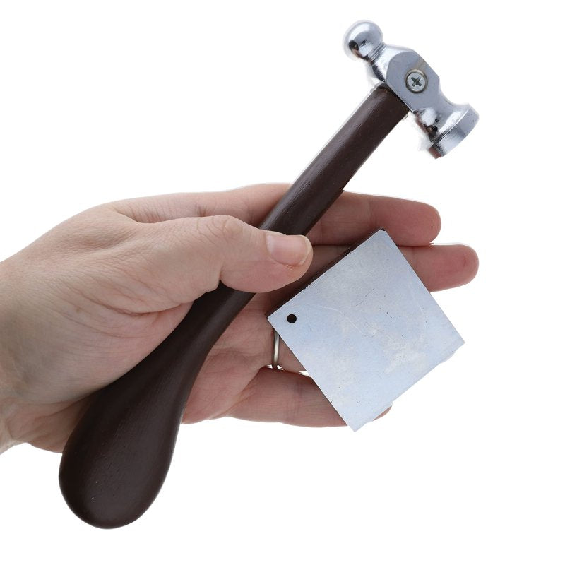 Jewelry Making Chasing Hammer & Steel Bench Block Set - Metalworking Tools