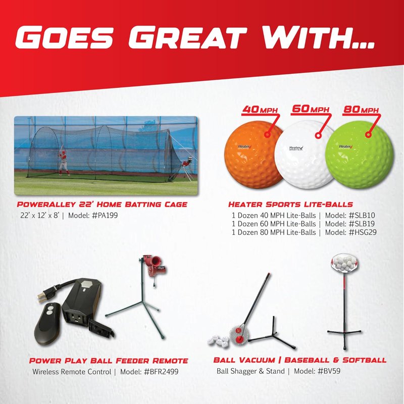 Baseball Pitching Machine with Adjustable Speed & Fielding Practice