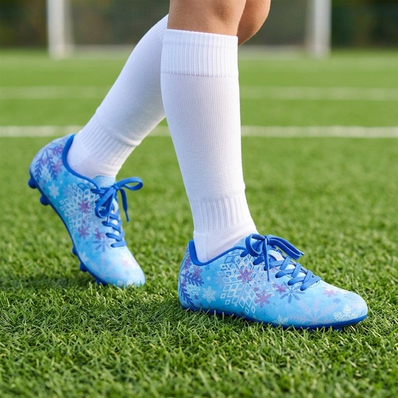 Vizari Frost Kids Soccer Cleats 13.5 Blue/Purple – Firm Ground Indoor/Outdoor Footwear