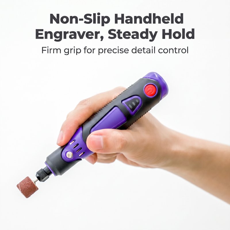 82-in-1 Cordless Engraving Pen Kit with 80 Accessories - Portable Rotary Tool for Wood, Metal, Glass, Jewelry