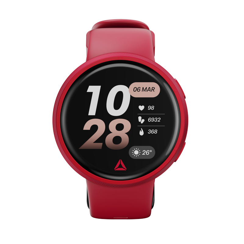Reebok Smart Fitness Tracker Watch with Heart Rate SpO2 Monitoring & 80+ Sports Modes