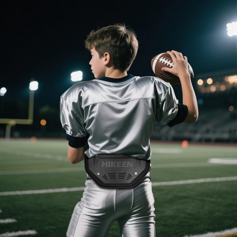 Universal Football Back Plate for Shoulder Pads - Impact-Resistant Lower Back Protector