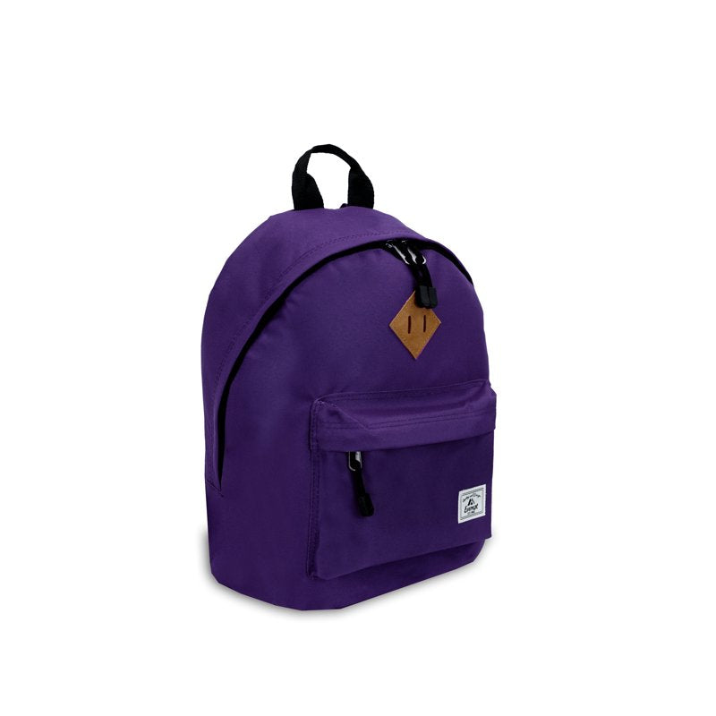 Vintage Backpack with Padded Straps and Front Zipper Pocket - Unisex