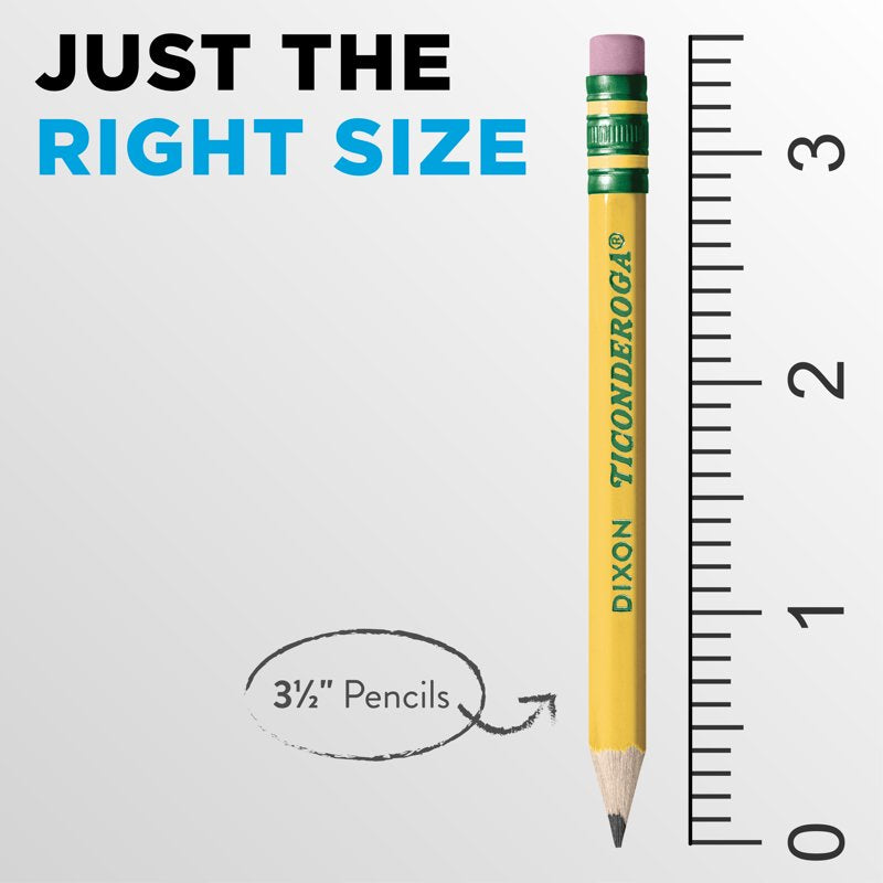 Golf Pencils 72 Count - Pre-Sharpened #2 HB with Erasers for Tests & Surveys