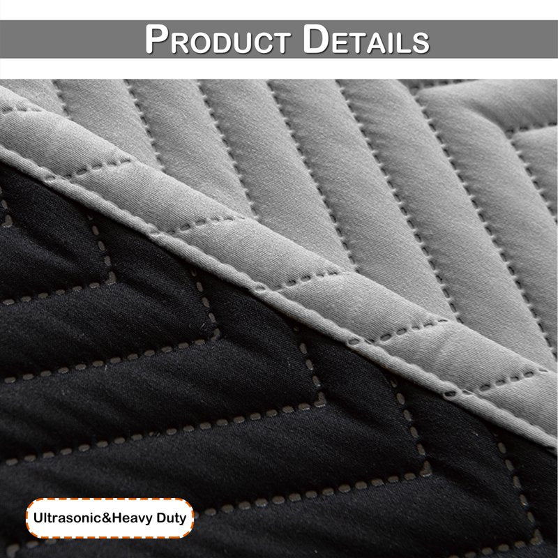 Thermal Blackout Curtains for Winter - Soundproof & Windproof 55x102 Gray