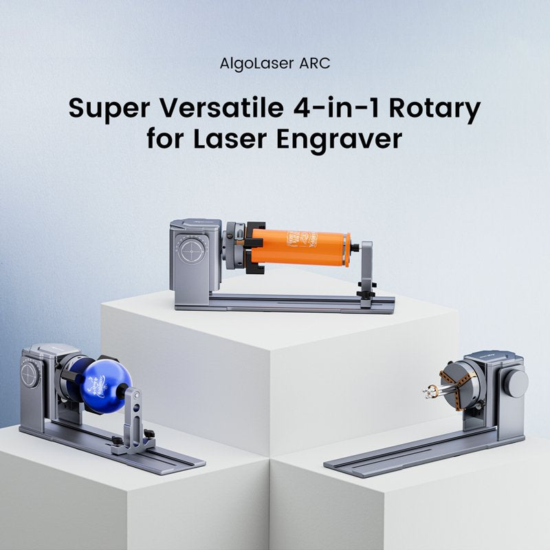 Rotary Chuck for Laser Engravers - Y-axis Engraving Module for Cylindrical Objects