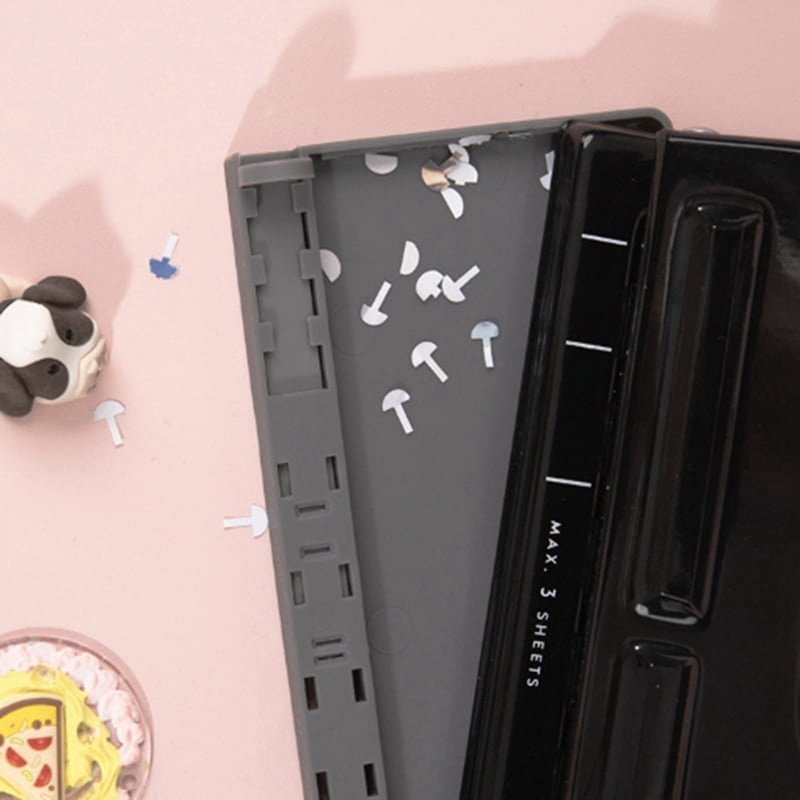 Adjustable 11 Hole Punch Ring Album Paper Cutter for Scrapbooking & DIY