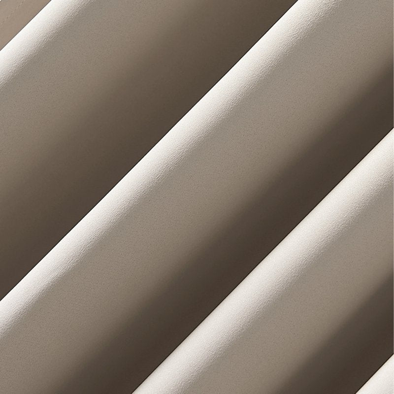 Blackout Curtain Panel Pair - Room Darkening Thermal Insulated Drapes