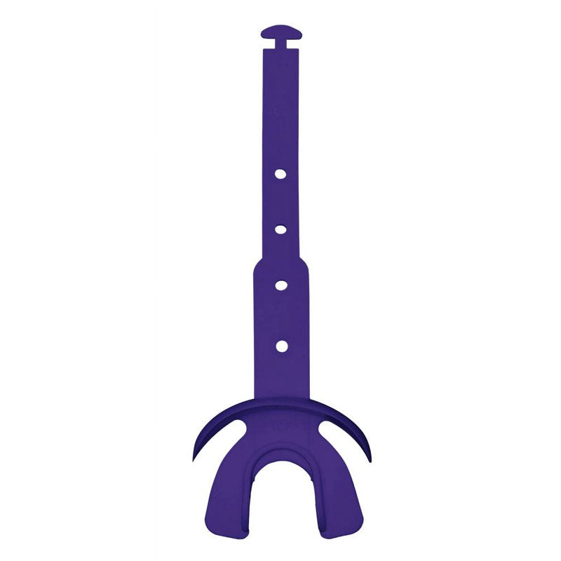 Youth Doubleguard Mouthguard for Football - Safe for Braces, Purple