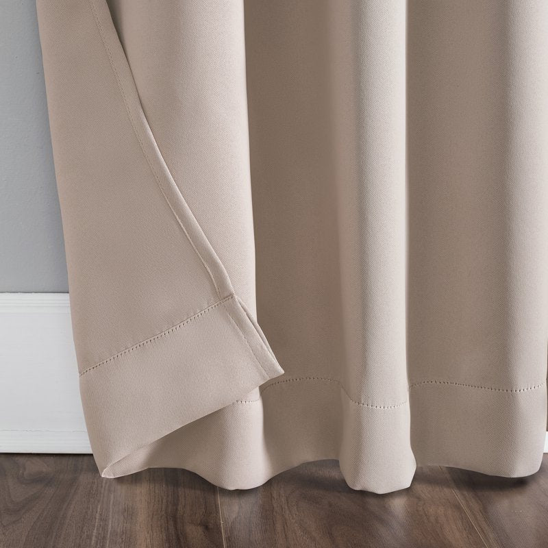 Energy Saving Blackout Curtain Panel with Tab Top Design