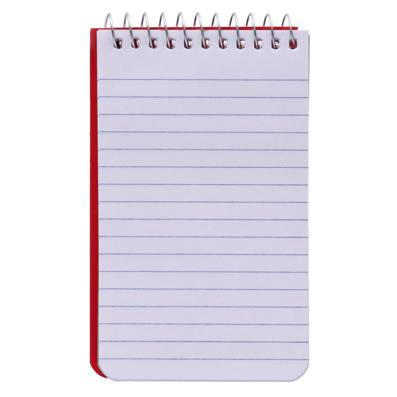 4 Pack Spiral Bound Ruled Memo Books 3 x 5 Inches - College & Office Supplies