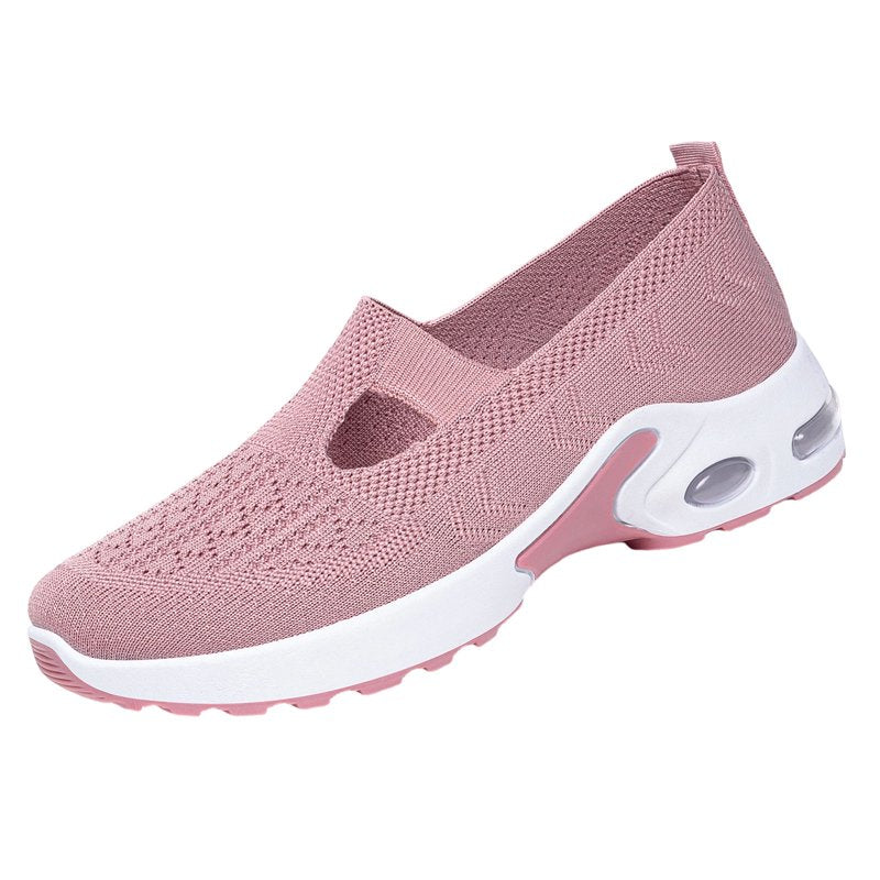 Women’s Orthopedic Slip-On Shoes with Arch Support - Lightweight Non-Slip Mesh Comfort