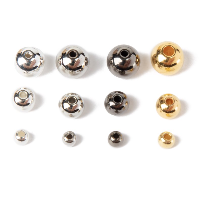 Metallic Spacer Bead Assortment for Jewelry Making - 3600 Pieces in Case