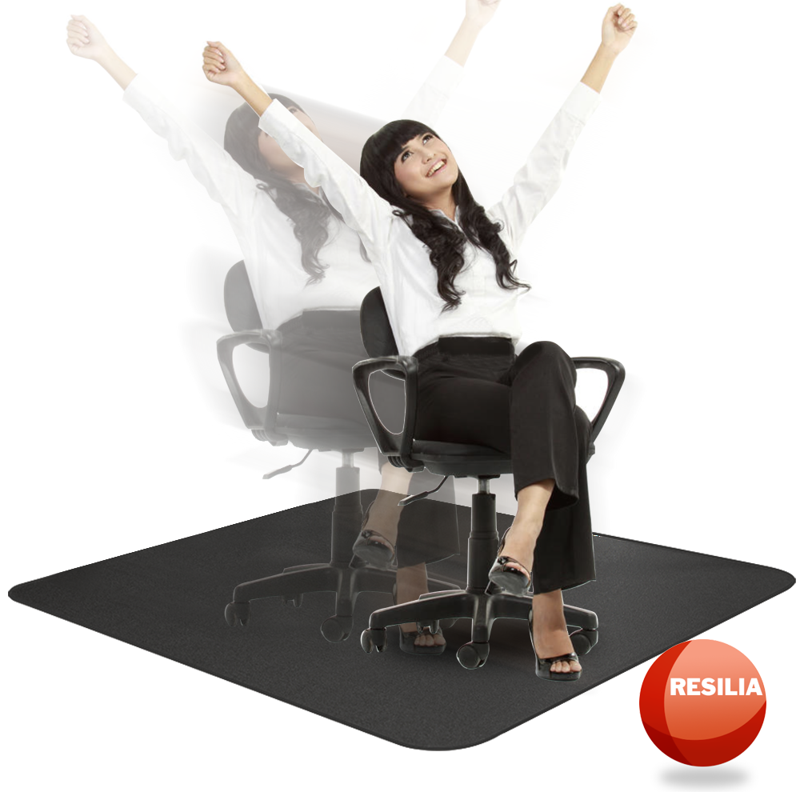 Office Chair Mat for Low Pile Carpet 30x48 Inches - Heavy-Duty Vinyl Floor Protector