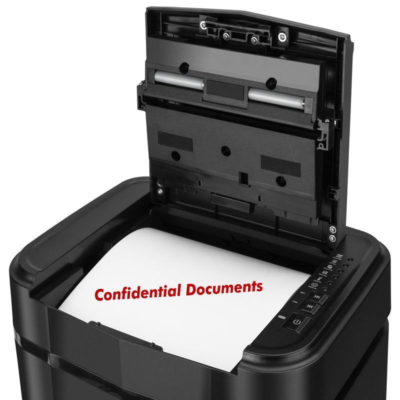 High-Security Micro-Cut Paper Shredder with Auto Feed 120 Sheets 60-Minute Run