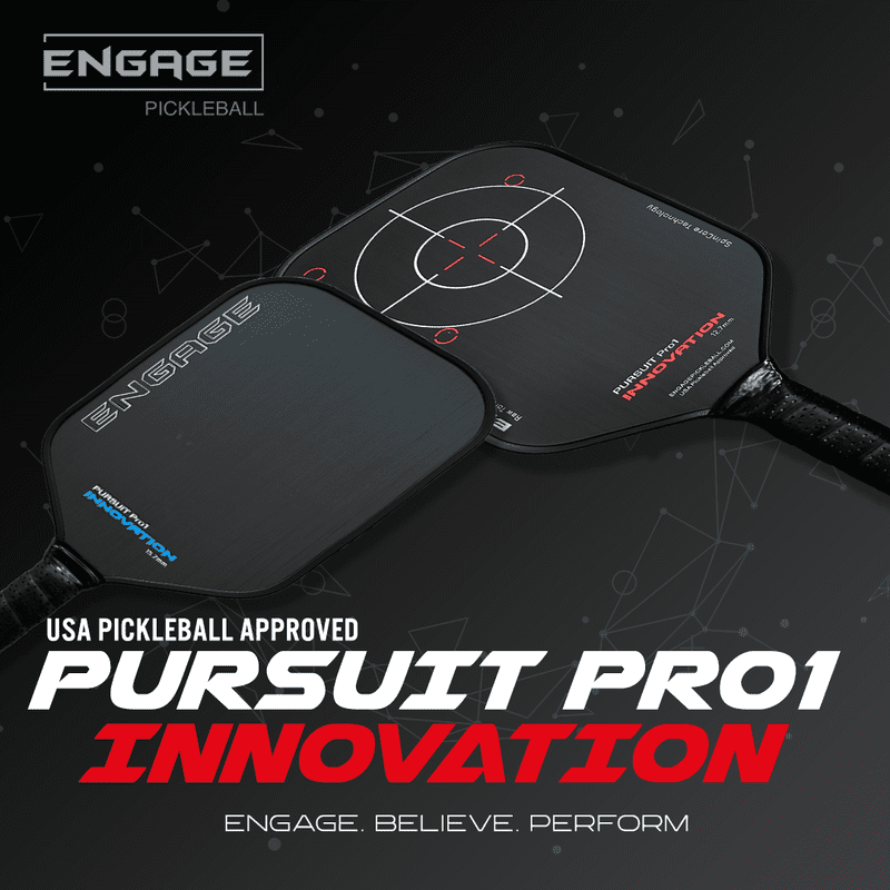 Engage Pursuit Pro1 Innovation 15.2mm Pickleball Paddle - Carbon Sky