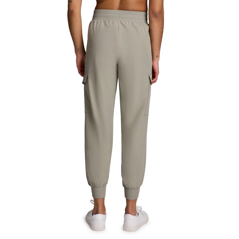 Women's Lightweight Cargo Jogger Pants with Pockets and Drawstring Waist