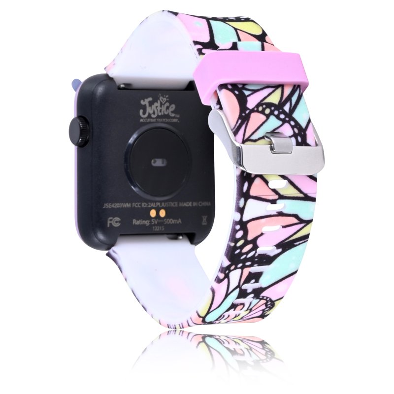 Unisex Tween Smart Watch with Silicone Butterfly Tie Dye Strap - Fitness Tracker