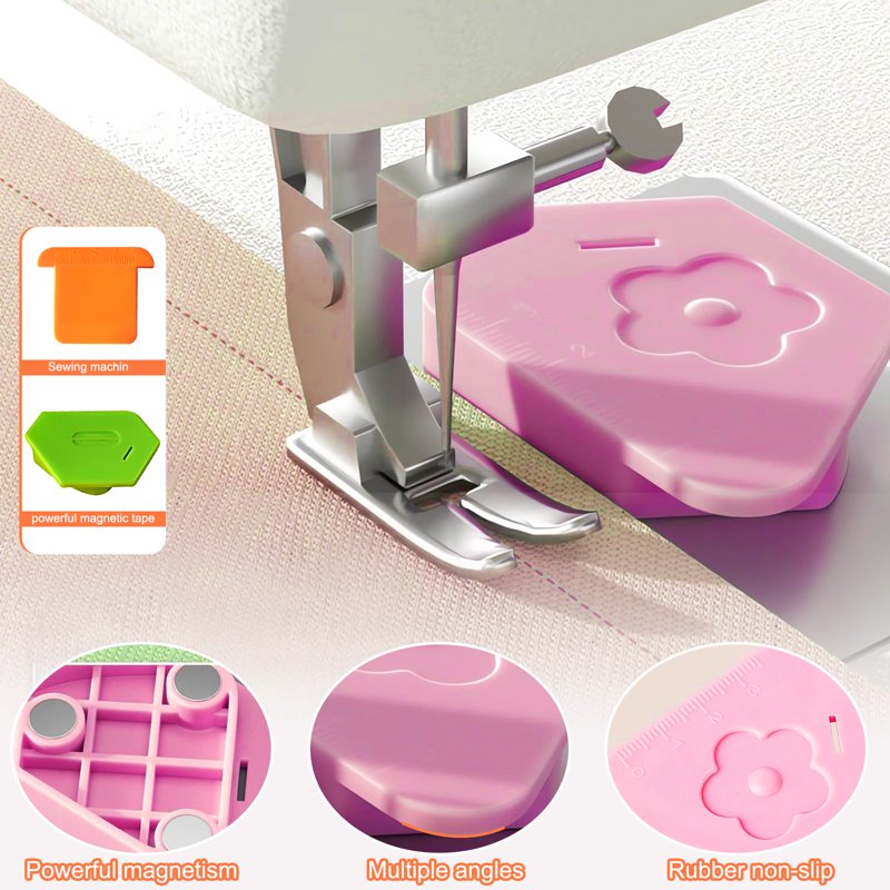 Magnetic Sewing Machine Seam Guide Set - Multi-Purpose & Precise Alignment