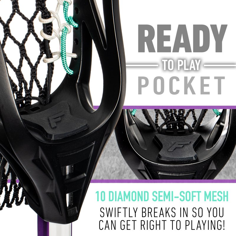 Women’s Lacrosse Stick 30-Inch Aluminum Shaft Complete Set for Girls & Women