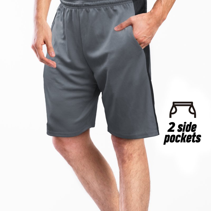 Men's Athletic Shorts Pack 5 - Workout, Running, Basketball & Gym Wear