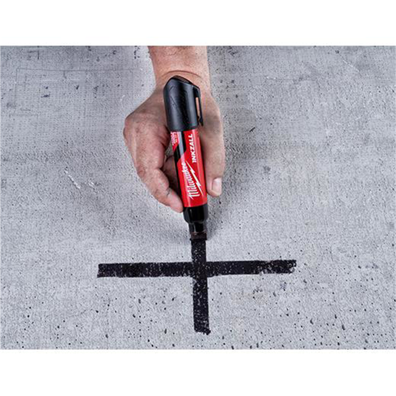 Milwaukee INKZALL Extra Large Chisel Tip Permanent Marker - Black