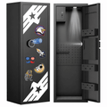 Large Biometric Gun Safe 10-12 Guns Lockable Cabinet with Accessories
