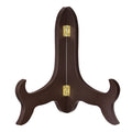 Wooden Easel Plate Holder Display Stand for Photos & Art - Brown, 8 Inch