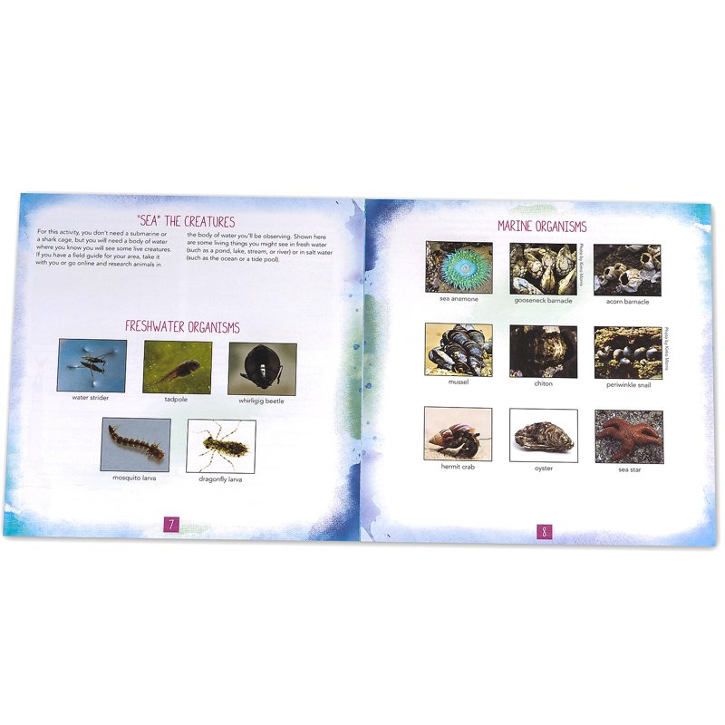 Underwater Viewing Scope with LED Lights and Activity Journal - Water-Resistant Telescopic Marine Explorer