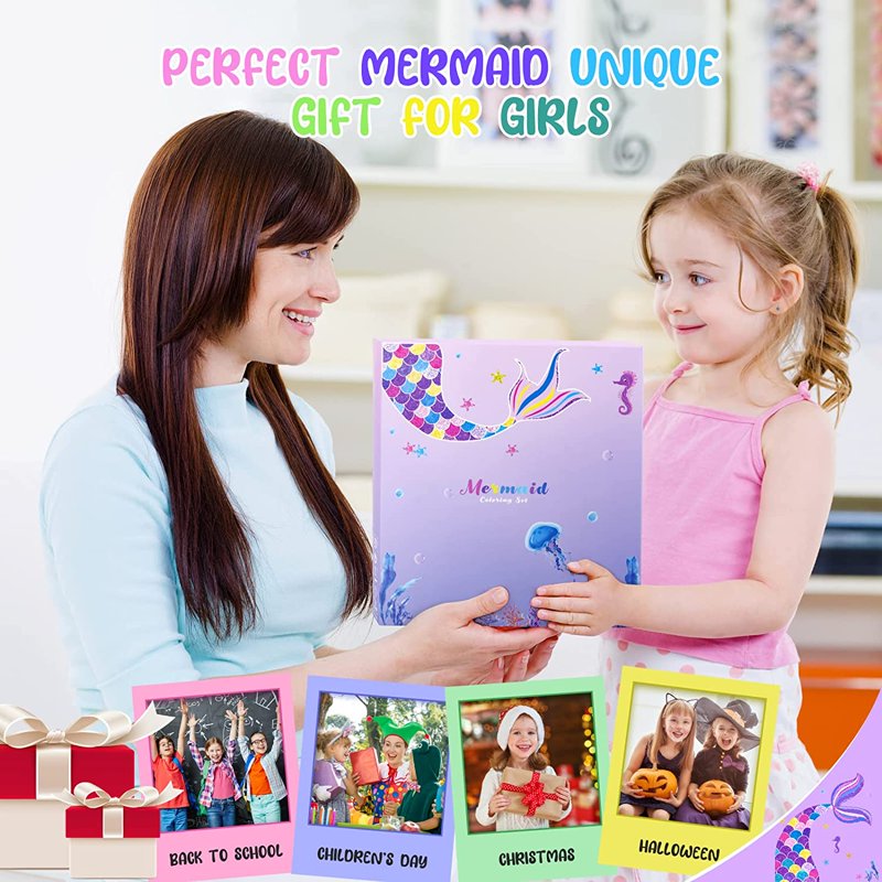 Kids Art & Craft Kit with Glitter Markers and Storage Case - All Variants
