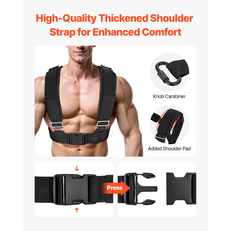Steel Weight Sled for Strength Training and Speed Improvement - Heavy Duty Fitness Equipment